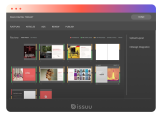 Using flat planning for your publication, with Issuu Collaborate user interface.
