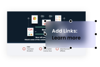 make your pitch deck interactive with links