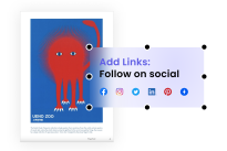 add links to showcase your content